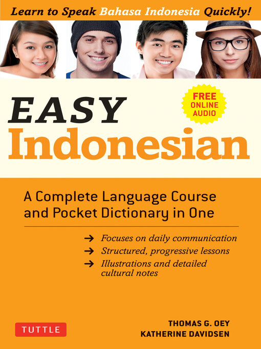 Title details for Easy Indonesian by Thomas G. Oey, Ph.D. - Wait list